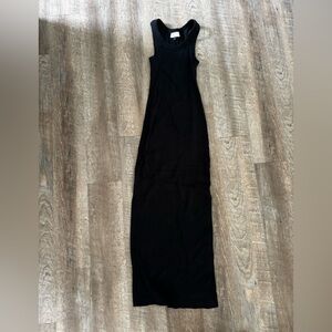 Black Sleeveless Maxi Dress